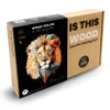 Wood You Do Puzzle drewniane Silny Lew | Strong Lion | 140 elementów | A4