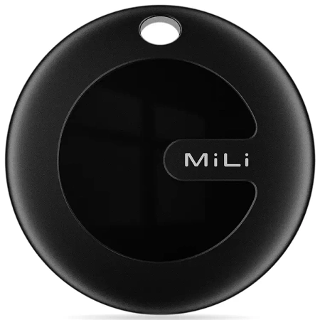 MiLi lokalizator czarny 3 szt + czarne etui w formie breloka 3 szt. Android MiTag