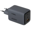 Aukey Kompaktowa Ładowarka sieciowa PA-C5 Comet Mix 3 100W GaN 