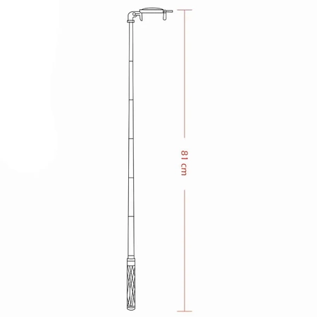 SWISSTEN Bluetooth Selfie Stick jack 3,5mm do 81cm