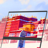 ZEUSLAP Podwójny Monitor Przenośny 18.5” 120Hz Full HD Z18W