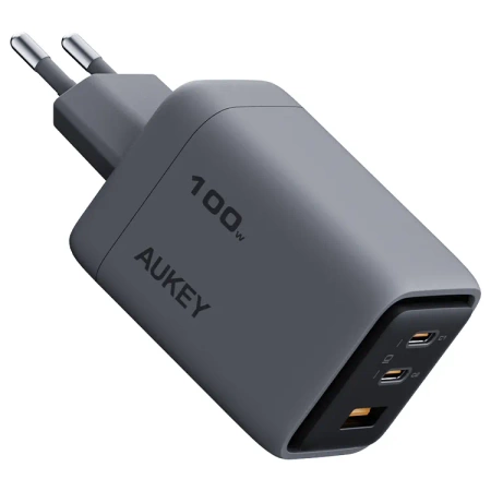 Aukey Kompaktowa Ładowarka sieciowa PA-C5 Comet Mix 3 100W GaN 