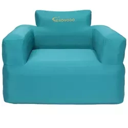 Aerogogo Niebieska Sofa Samopompująca dmuchany Fotel Materac 103x74 BS2-01