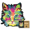 Wood You Do Puzzle drewniane Kot | Agile Cat | 140 elementów | A4