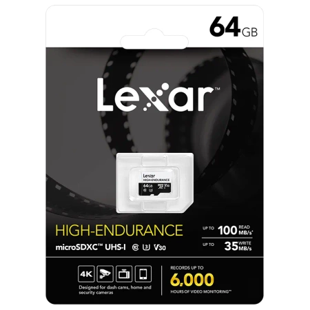 Lexar Karta pamięci Endurance 64GB microSDXC