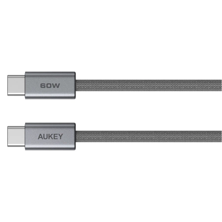 AUKEY kabel USB-C obsługuje PD 60W , 1.8m transfer 480Mbps CB-DCC062