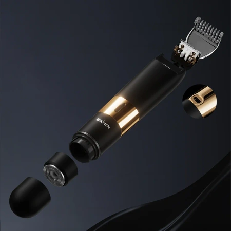 ENCHEN golarka wielofunkcyjna 2w1 z oświetleniem LED A3 czarna