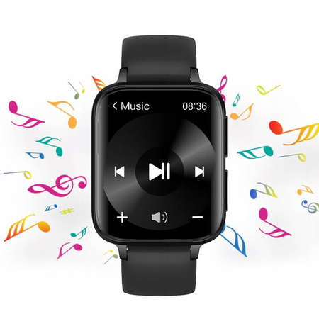 DT NO.1 Czarny Smartwatch zegarek sportowy DT93