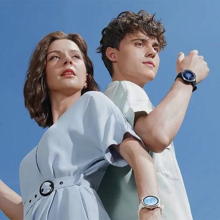 70mai Czarny Smartwatch Zegarek sportowy Maimo Watch R + Beżowy wymienny pasek