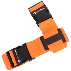 Ciron Zabezpieczenie  do Walizek Pas Zabezpieczający Pomarańczowy z wizytówką