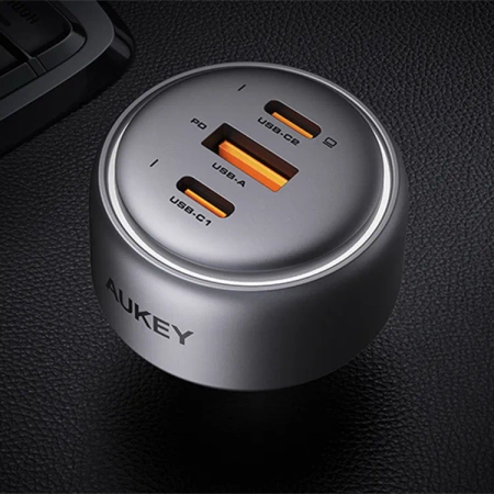 AUKEY Ładowarka samochodowa 100W z USB-C i USB-A CC-P3