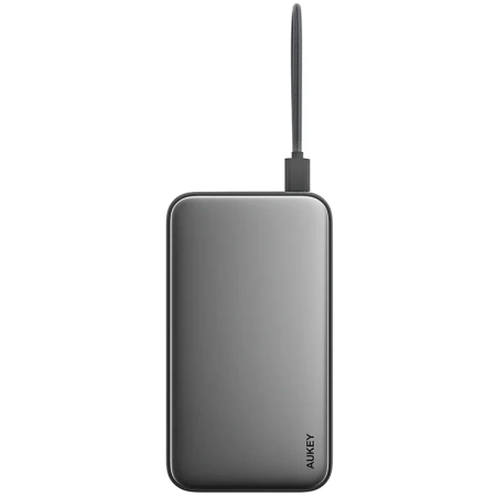 Aukey Powerbank 20000 mAh o mocy 100W z wbudowanym kablem USB-C PB-Y48 Spark Sling 20000 