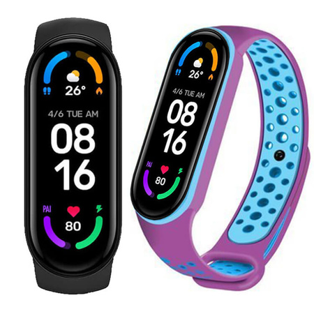 Opaska sportowa Xiaomi Mi Band 6 + wymienna opaska