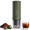 Outin przenośny ciśnieniowy 20 Bar ekspres z walizką - do kawy mielonej i na kapsułki - Nano zielony