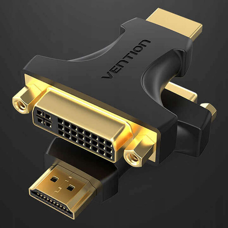 Vention Adapter HDMI męski na dvi (24+5) żeński AIKB0