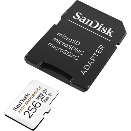 SanDisk Karta pamięci 256GB High Endurance microSDXC do monitoringu