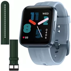 70mai Niebieski Smartwatch Zegarek sportowy Maimo Watch Flow + zielony wymienny pasek