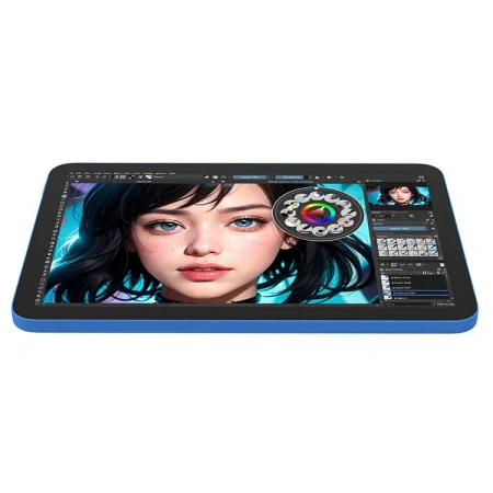 Bosto tablet graficzny z ekranem IPS 10,1 cala i pasywnym rysikiem BT-101C niebieski
