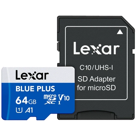 Lexar Karta pamięci Blue Plus 64GB + adapter SD microSDXC