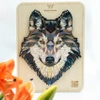 Wood You Do Puzzle drewniane Wilk | Above Average Wolf | 100 elementów | A5