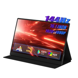 ZEUSLAP Monitor przenośny 16.1 MIPS TFT-LCD 144Hz P16A