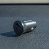 SWISSTEN Czarna Ładowarka samochodowa 1xUSB 1xUSB-C 36W