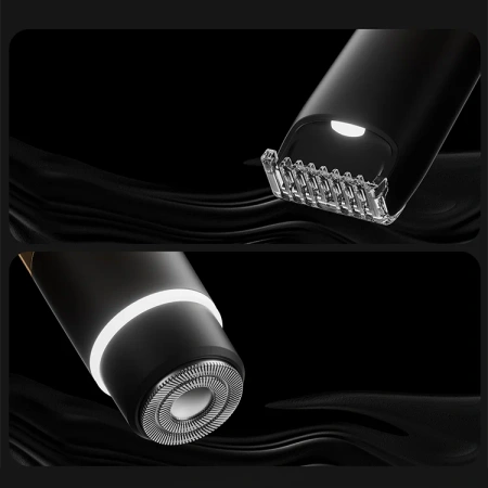 ENCHEN golarka wielofunkcyjna 2w1 z oświetleniem LED A3 czarna