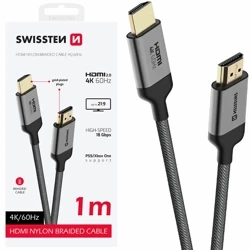 SWISSTEN kabel HDMI/HDMI 4K 60Hz 1M