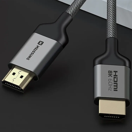 SWISSTEN kabel HDMI/HDMI 8K 60Hz 48Gb/s 2M