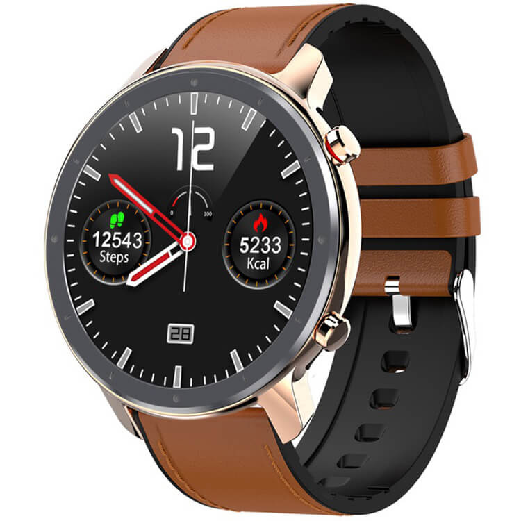 Microwear Br zowy Smartwatch zegarek L11 Rose Gold Sklep Cyfra.eu