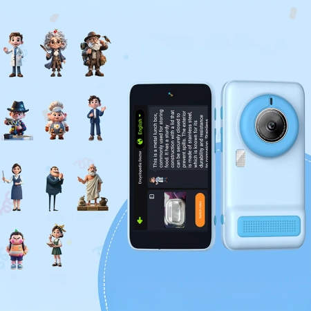 Ciron Niebieski Cyfrowy 5MP AI Aparat fotograficzny dla dzieci X1