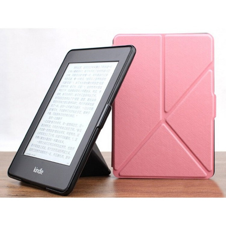 Różowe Etui Origami Kindle Paperwhite 4 z rysikiem