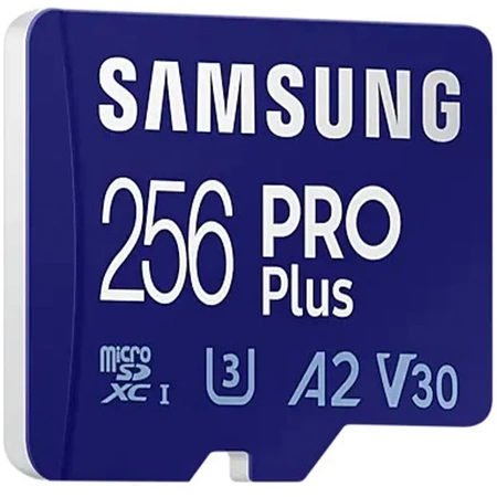 Samsung Karta pamięci PRO Plus MicroSD 256GB 130MB/s + czytnik