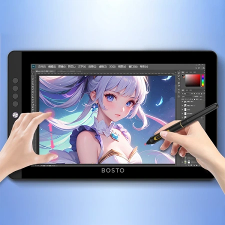 Bosto tablet graficzny z ekranem dotykowym OLED, piórem Movsketch 13