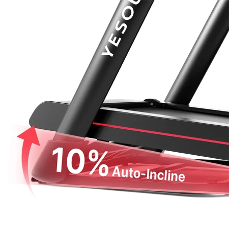 Yesoul Bieżnia Fitness do domu z monitorem 21,5" i automatycznym nachyleniem do 10% T3 PLUS