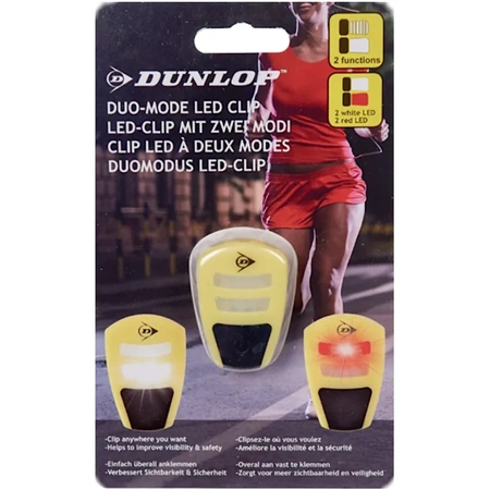 Dunlop Lampka LED ostrzegawcza do biegania 2 tryby świecenia