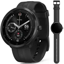 70mai Czarny Smartwatch Zegarek sportowy Maimo Watch R + Czarny wymienny pasek