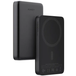 Aukey Powerbank 10000 mAh QI2 15W i 20W PD z USB-C PB-MS08 BK
