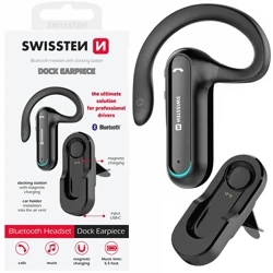 SWISSTEN Bezprzewodowy zestaw słuchawkowy z uchwytem BLUETOOTH HEADSET DOCK EARPIECE