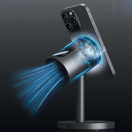 AUKEY magnetyczna ładowarka 3w1 z chłodzeniem MagFusion 3in1 PRO
