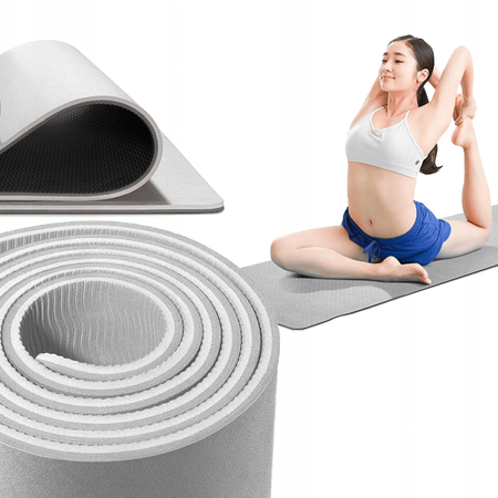 Yunmai Szara Mata do ćwiczeń Yoga Mat PRO Fitness YMYG-T802