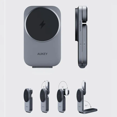 AUKEY składana magnetyczna ładowarka 3w1 MagFusion Z LC-MC312
