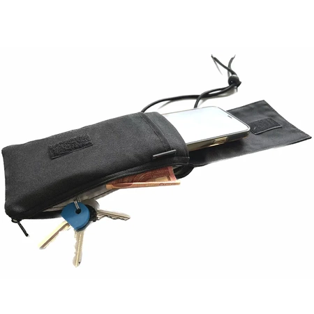 SWISSTEN Czarne Etui saszetka na telefon 6,8” POCKET
