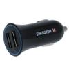 SWISSTEN Ładowarka samochodowa 2xUSB 2,4A + kabel Lightning