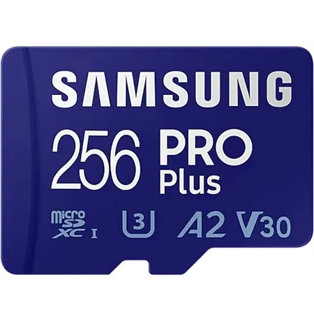 Samsung Karta pamięci PRO Plus MicroSD 256GB 130MB/s + czytnik