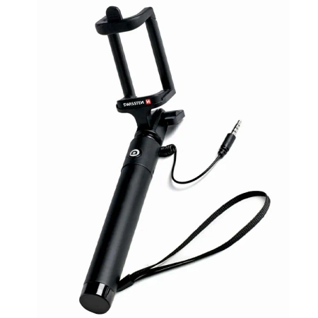 SWISSTEN Bluetooth Selfie Stick jack 3,5mm do 81cm