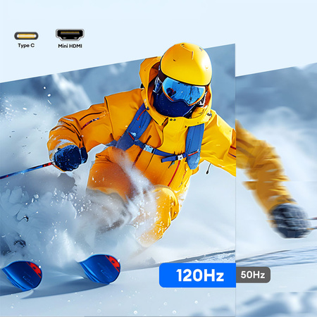 ZEUSLAP Podwójny Monitor Przenośny 18.5” 120Hz Full HD Z18W