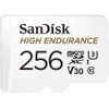 SanDisk Karta pamięci 256GB High Endurance microSDXC do monitoringu