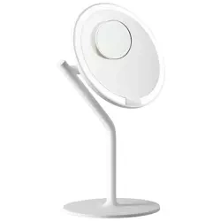 AMIRO Białe Lustro do makijażu z podświetleniem LED AML117E