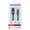 SWISSTEN Szary Kabel USB - USB-C 1,2m 3A